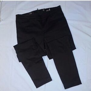 J.Crew Dannie Style Women’s Size 4 Black Stretch Skinny Slim Pants Back Zipper